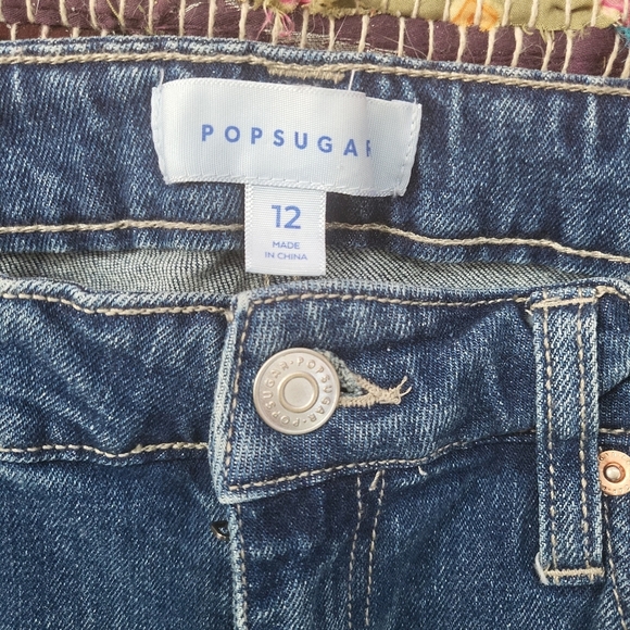 PopSugar Cut Off Ankle Jeans Size 12 / High Rise - Picture 4 of 8